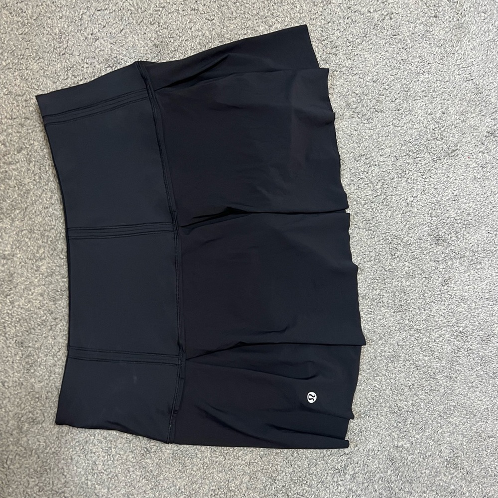 Black lululemon skort